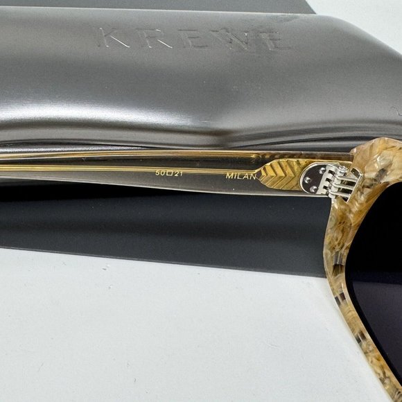 KREWE Milan Mystic 90s Look Rectangle Compact Silhouette Sunnies - Picture 6 of 16